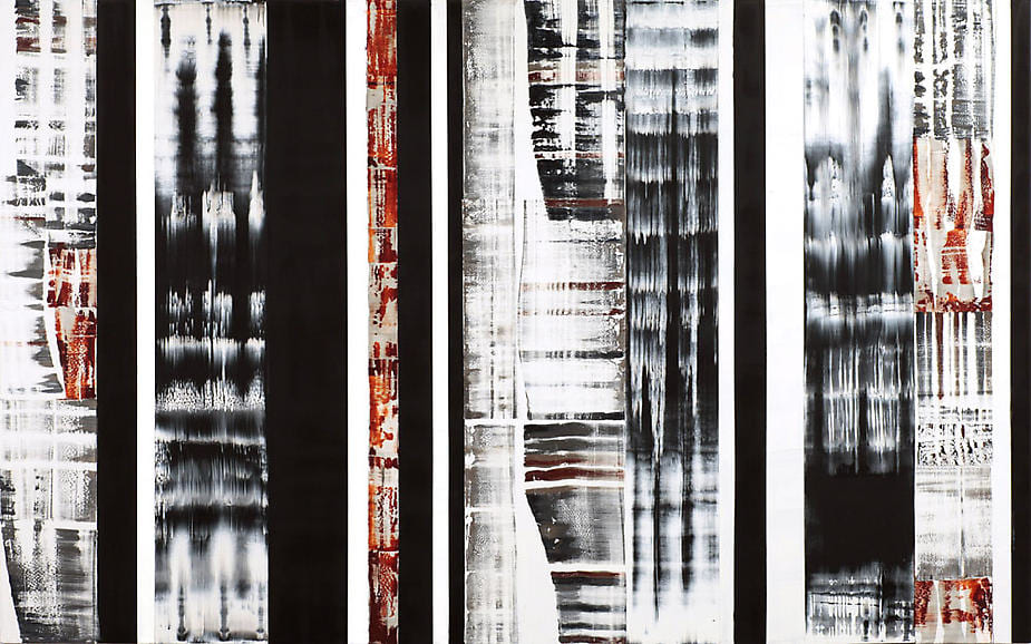 ODENWALD 1152 N. 18, 2008, Oil on linen, 98.5 x 157.5&quot;