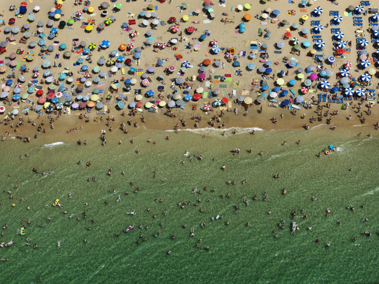 Edward Burtynsky, Benidorm #1, Spain, 2010, chromogenic color print, 99.1 x 132.1 cm (39 x 52 inches)