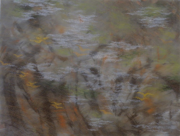 Hosook Kang,  Philosophy , 2008, Acrylic on canvas, 48 x 63&quot;