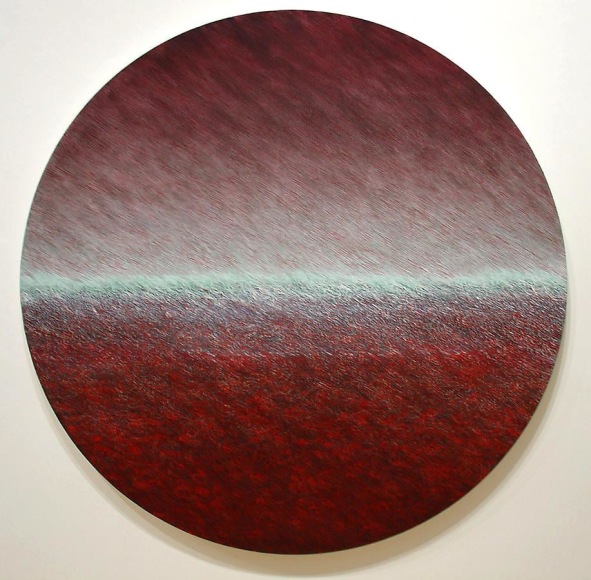 Joan Vennum Dark Drift	2001-5	Oil on canvas	5&#039; tondo