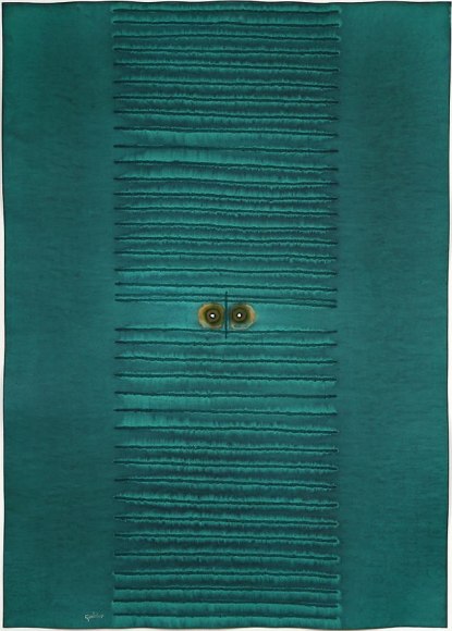 Amrita IV, 2007, Ink and dye on paper, 55 x 39"