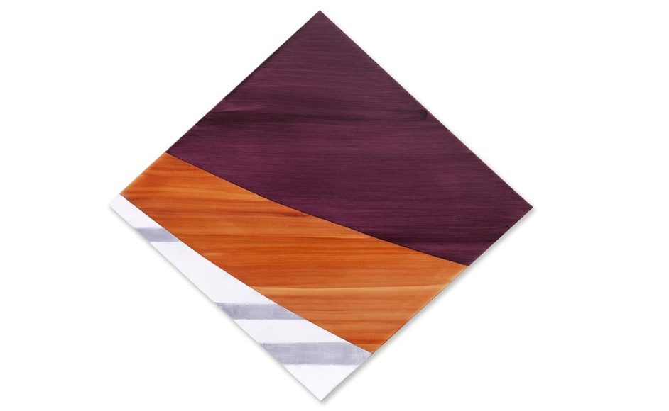 Ricardo Mazal, Diamond 3, 2021, oil on linen, 142 x 152.4 cm (56 x 60 inches)