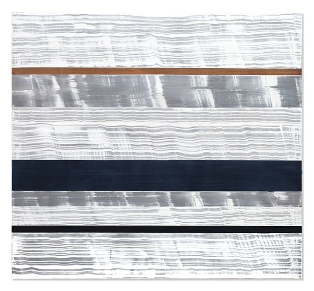 Ricardo Mazal, SP Text 3, 2019, oil on linen, 195.6 x 213.4 cm (77 x 84 inches)