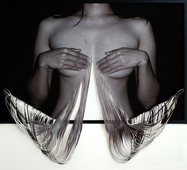 Kamolpan Chotvichai, Underneath, 2015, c-type print and hand cut canvas, 79 x 112 cm (31.1 x 44 inches)