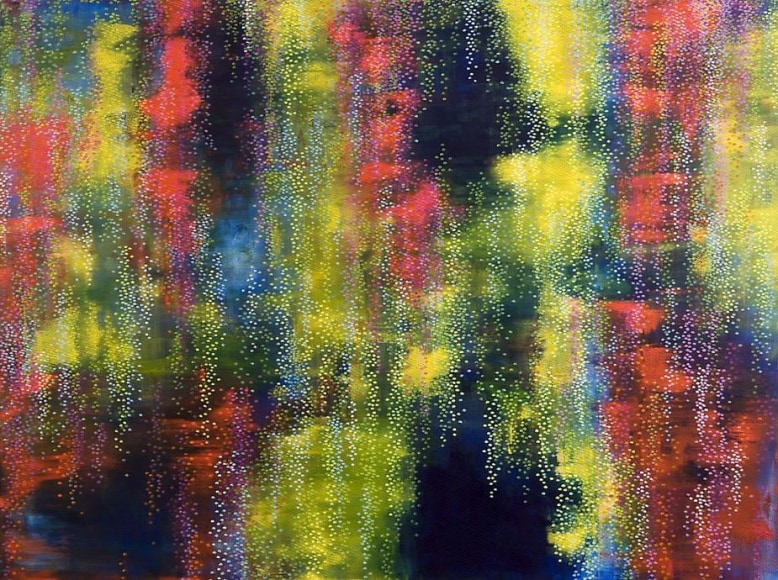 LakeLake, 2010, acrylic on canvas, 76.5 x 102 inches