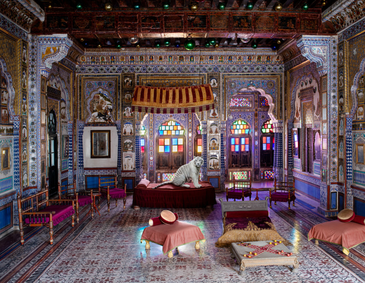 Karen Knorr, The Transgressor, Takhat Vilas, Jodhpur, 2022, pigment print on Hahnem&uuml;hle FineArt Photo Rag Baryta 315gsm paper, 80 x 100.1 cm (31.5 x 39.4 inches)