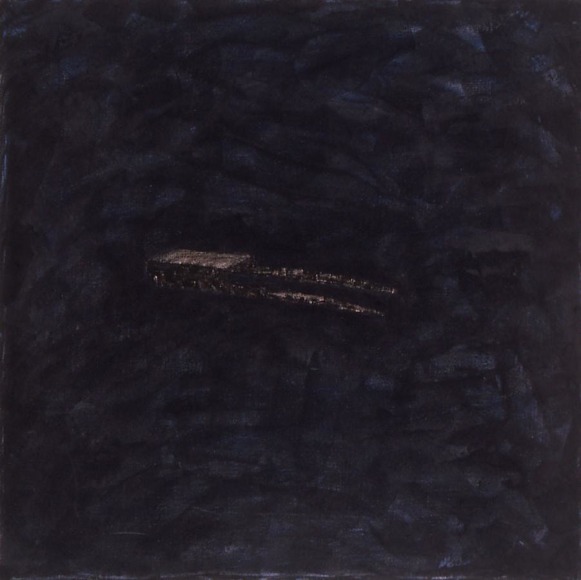 Inside Exit, 1976, acrylic on canvas, 24 x 24 inches