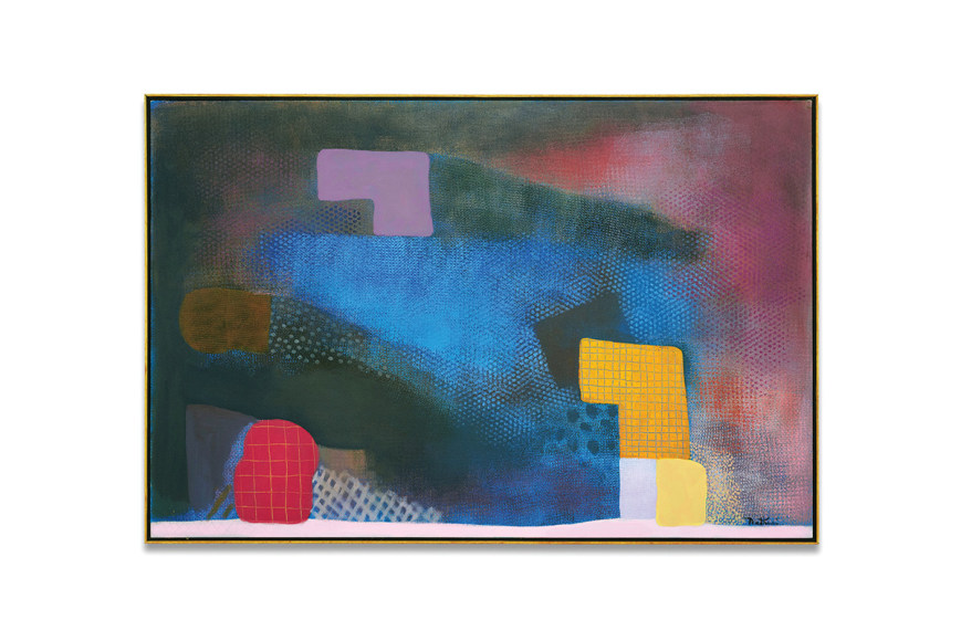 Robert Natkin, The Lake, 1988, acrylic on canvas, 99.1 x 149.9 cm (39 x 59 inches)