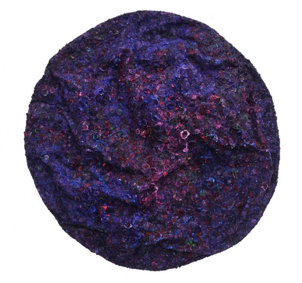 Jane Lee, Fetish series - WOS, 2017, mixed media on canvas and fiberglass, 110 x 110 x 10 cm (43.25 x 43.25 x 4 inches)