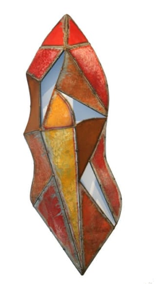 Nathan Slate Joseph  Kalahari Kalahari I , 2006, Pure pigment on galvanized steel, 72 x 24 x 2