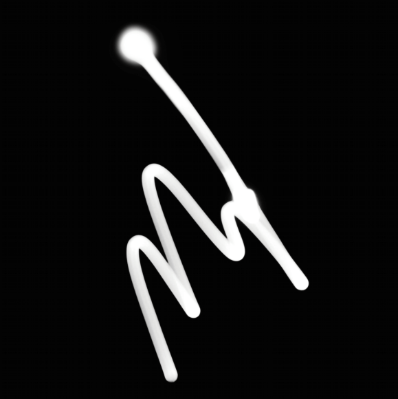 Lunar Calligraphy (Soil/Year), 2009, digital print on fine art archival paper, 101.6 x 101.6 cm (40 x 40 inches) (framed)