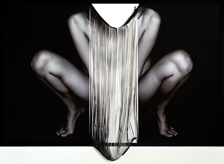 Kamolpan Chotvichai, Raga (lust), 2015, c-type print and hand cut canvas, 83 x 127 cm (32.5 x 50 inches)
