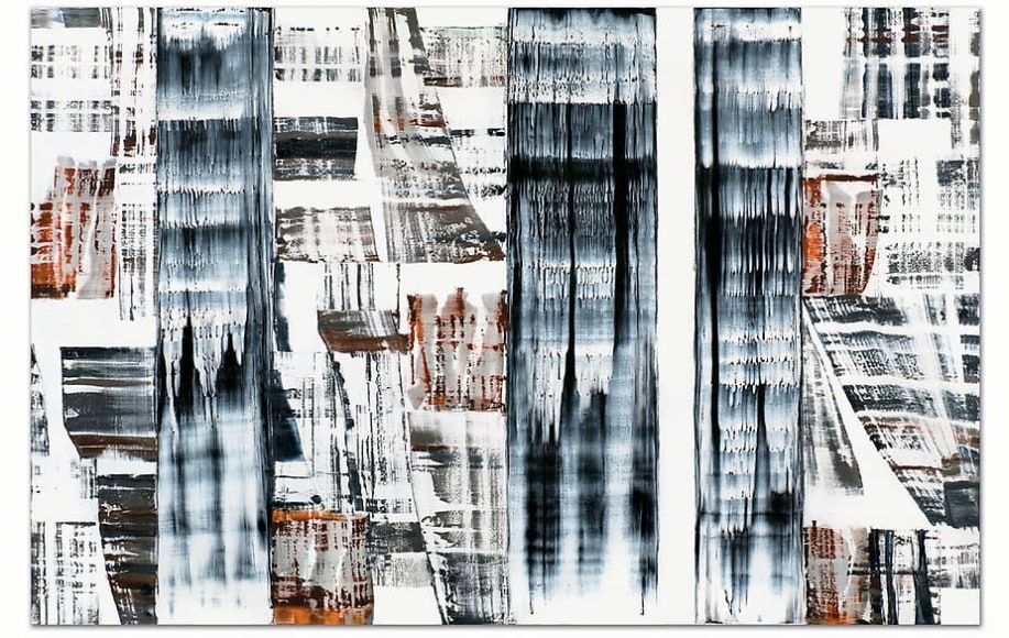 ODENWALD 1152 N. 13, 2008, Oil on linen, 78 x 120&quot;