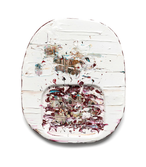Jane Lee, No Thing Is #7, 2023, mixed acrylic media, 120 x 98 x 9 cm (47.2 x 38.6 x 3.5 inches)