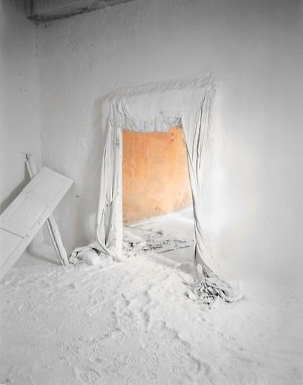 , Edward Burtynsky, Saltworks #1, Sambar Salt Flats, Rajasthan, India, 2000, chromogenic color print, 49 x 39 inches/124.5 x 99.1 cm, Photographs &copy; 2010 Edward Burtynsky