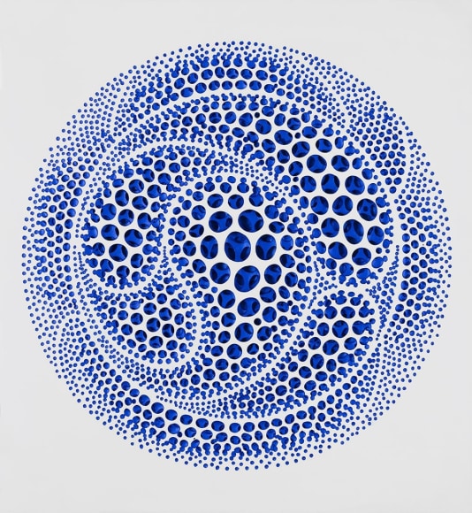 Kim Jaeil, Vestige (blue-earth 2), 2019, acrylic on fiberglass resin