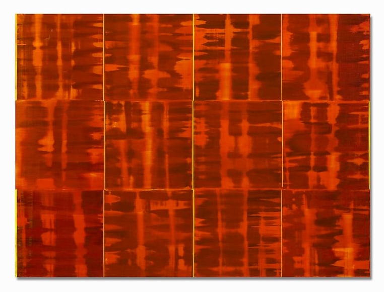 Ricardo Mazal, Octubre 19.11, 2011, oil on linen, 78 x 150 inches