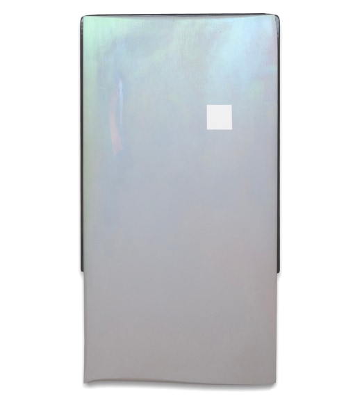 Robert Yasuda, Trace, 2011–2023, acrylic on fabric on wood, 157.5 x 83.8 cm (62 x 33 inches)