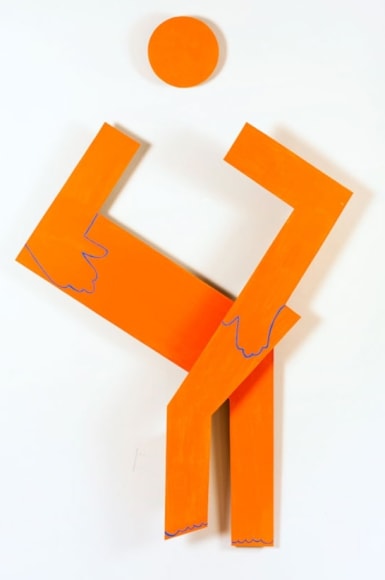 Susan Weil, Sitting Squarely, 2009, acrylic on masonite, 139.7 x 85.1 x 9.5 cm (55 x 33.5 x 3.75 inches)