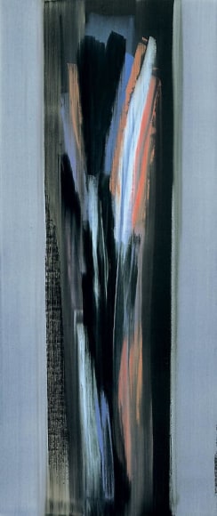 Vittorio Matino,  Nero di Nola , 2006, Acrylic on linen, 84.5 x 35.75"