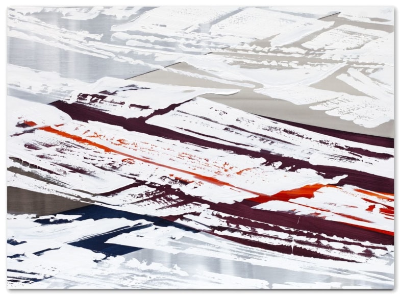 Ricardo Mazal, White Mountain 3, 2024, oil on linen, 96.5 x 132.1 cm (38 x 52 inches)