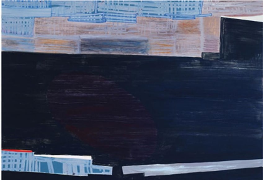 nepa, 2011, acrylic on panel, 25 x36 inches