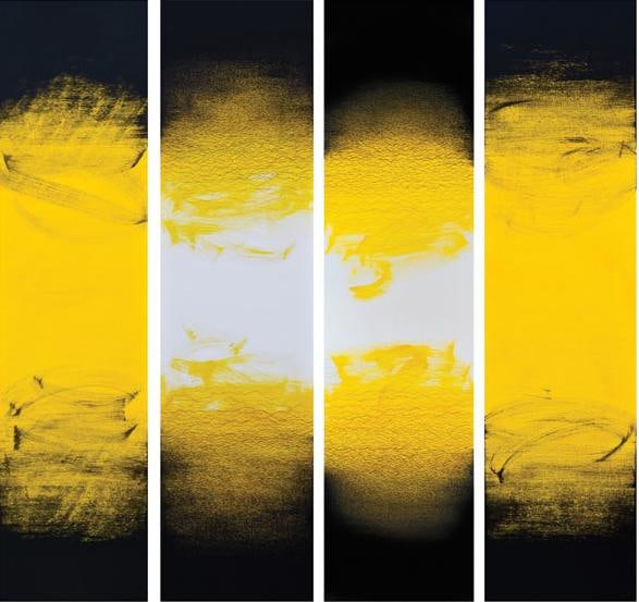 Untitled, 2009 Acrylic, pen and varnish on canvas