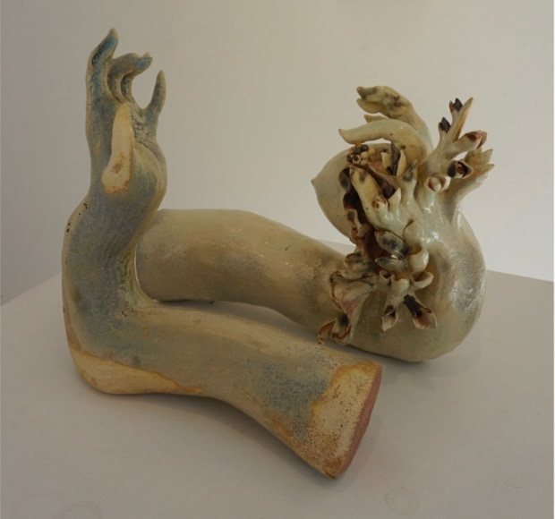 Soe Yu Nwe, Sandha Mukhi Ogress Hands, 2024, glazed stoneware, cone 9