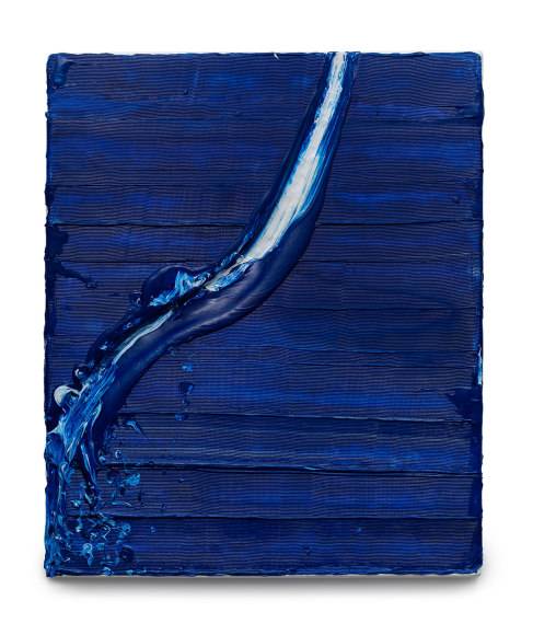 Jane Lee, Where Is Painting #9, 2022, acrylic paint and mixed media on fibreglass, 180 x 150 x 8 cm (71 x 59 x 3.1 inches)