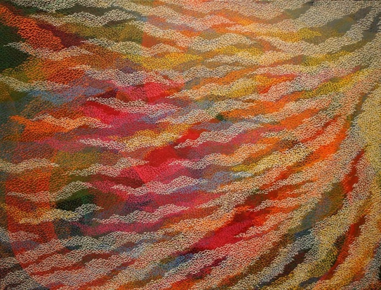 Hosook Kang Movement I, 2006  Acrylic on canvas  30 x 40&quot;