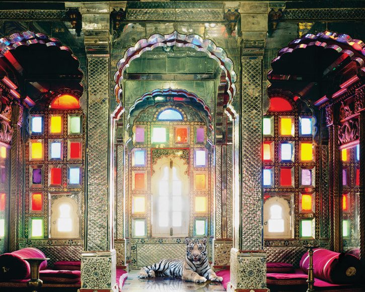 Karen Knorr, The Survivor, Deogarh Palace, Deogarh, 2012, colour pigment print on Hahnem&uuml;hle Fine Art Pearl Paper, 122 x 152 cm (48 x 60 inches)