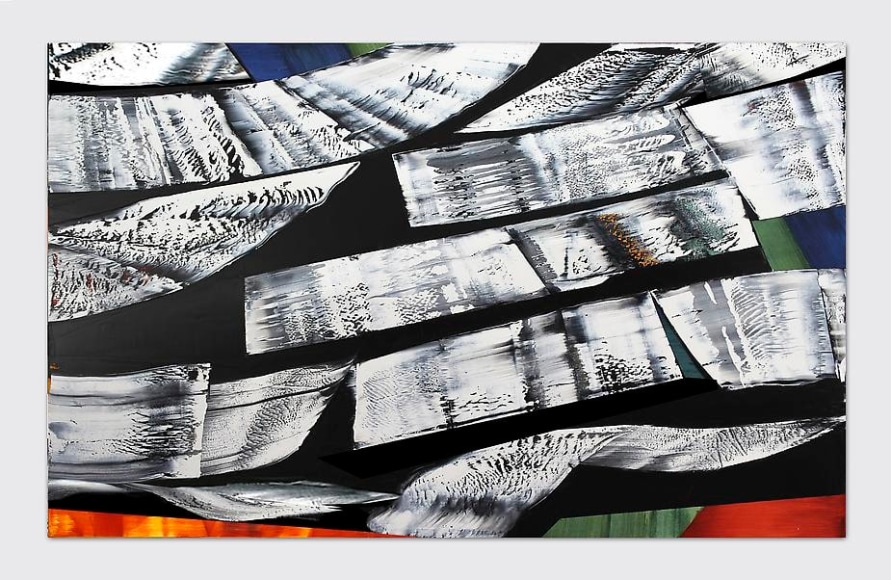 Kailash M14, 2012, oil on linen, 68 x 110 inches