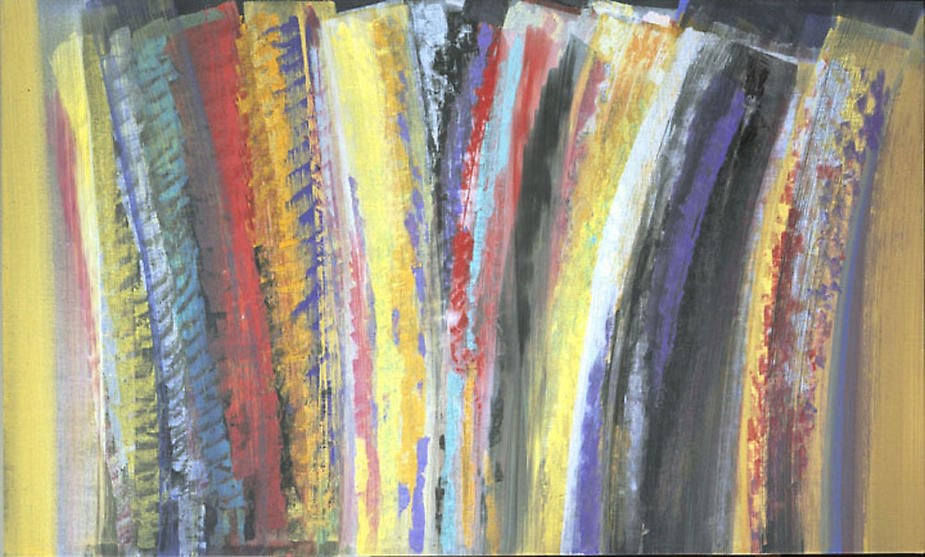 Vittorio Matino,  Takotak , 2007, Acrylic on linen, 45.25 x 75&quot;