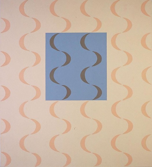 Orange-Delight, 2006, acrylic on canvas, 44 x 40 inches