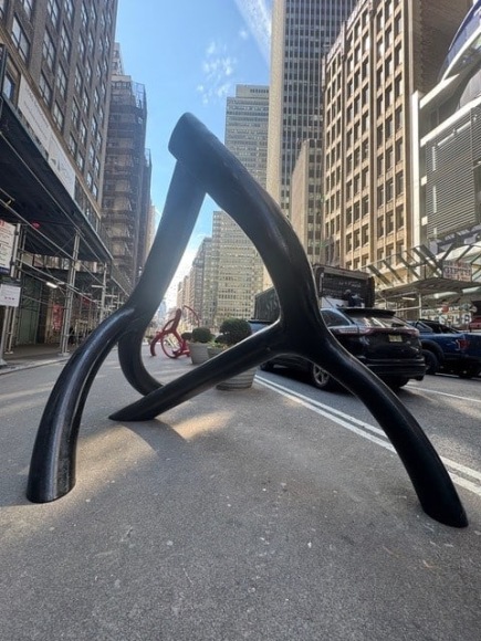 Steve Tobin, Untitled (Steelroots Series), welded steel, paint, 8'7&quot; x 10' x 9'10&quot;