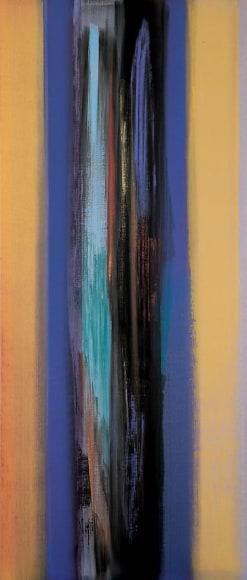 Vittorio Matino,  Purple Sahara , 2006, Acrylic on linen, 84.5 x 35.75"