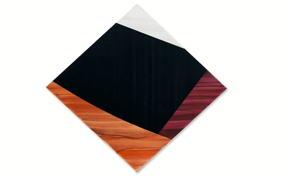 Ricardo Mazal, Diamond 2, 2021, oil on linen, 142 x 152.4 cm (56 x 60 inches)