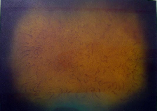 Natvar Bhavsar,  ANANYAA IV , 2006, Pure pigment on paper, 49 x 39&quot;