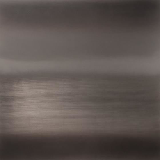 , Ephemeral Winter, 2014, urethane and pigment on aluminum, 48 x 48 inches/122 x 122 cm