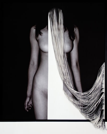 Kamolpan Chotvichai, The State of Being, 2015, c-type print and hand cut canvas, 118 x 103 cm (46.25 x 40.75 inches)