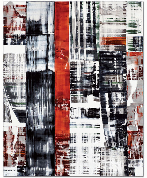 ODENWALD 1152 N. 12, 2008, Oil on linen, 98.5 x 78&quot;