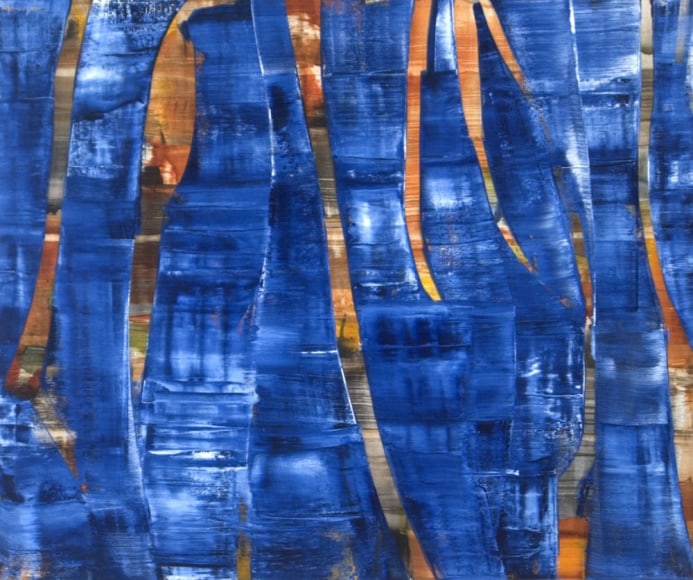 Ricardo Mazal, Marzo 29.05, 2005, oil on linen, 24 x 64 inches/ 137 x 162 cm