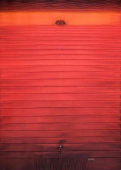 Sohan Qadri Amala IV	2008	Ink and dye on paper	55 x 39"