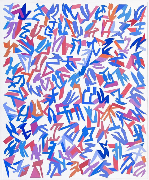 Michael Bette December 2006, Berlin 55	2006	Acrylic on canvas	67 x 55"