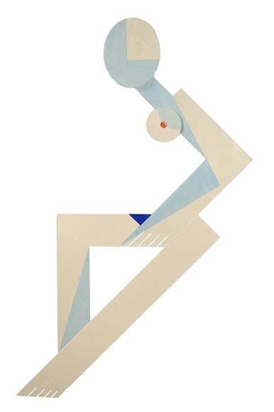 Beached, 2010, acrylic on masonite and canvas, 53.5 x 31.5 inches