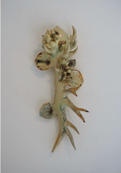 Soe Yu Nwe, Sandha Mukhi Ogress Breast, 2024, glazed stoneware, cone 9, 50 x 20 x 10 cm (19.7 x 7.9 x 3.9 inches)