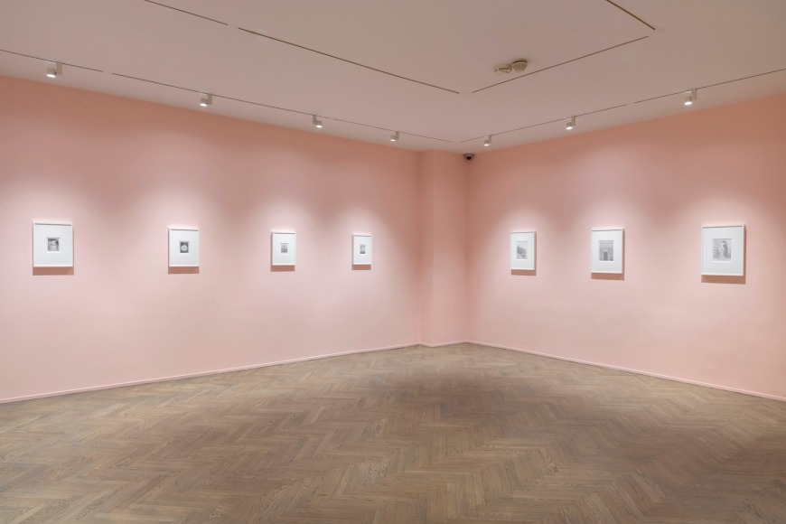 Installation view of Ewan Gibbs: New York / Chicago, 2019, Richard Gray Gallery, New York.