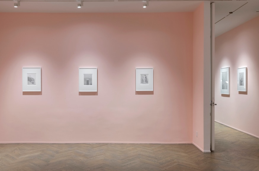 Installation view of Ewan Gibbs: New York / Chicago, 2019, Richard Gray Gallery, New York.