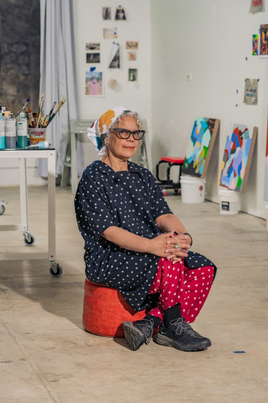 Candida Alvarez, 2025. Photo: Bob. (Robert Chase Heishman + Robert Salazar)
