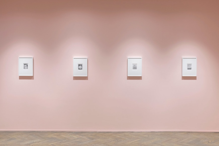 Installation view of Ewan Gibbs: New York / Chicago, 2019, Richard Gray Gallery, New York.